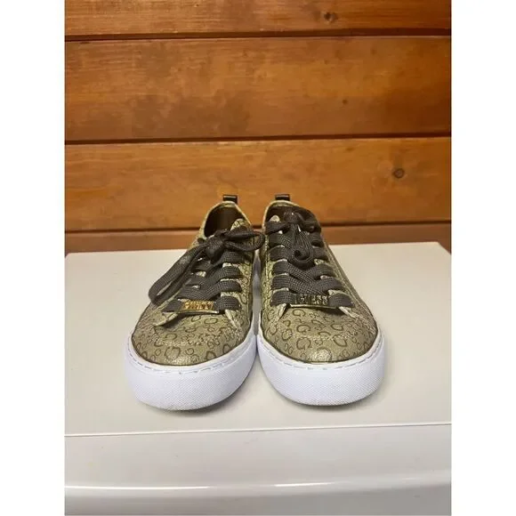 *GORGEOUS* Gold Guess Signature Womans Sneakers Size 7​ - Picture 11 of 13